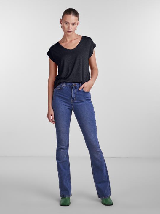 Actual product image Pieces Pcbillo Tee Lurex Stripes Noos Bc (XL)