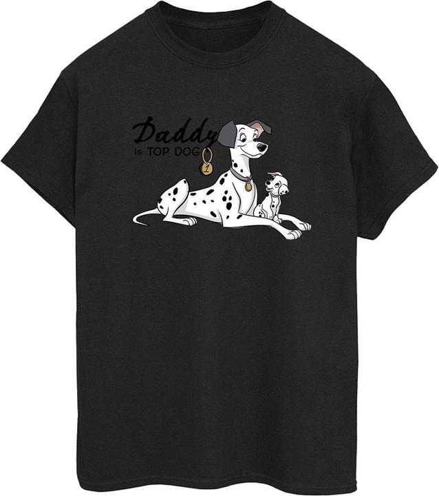 Actual product image Disney Womens/Ladies 101 Dalmatians Top Dog Cotton Boyfriend T-Shirt (S)