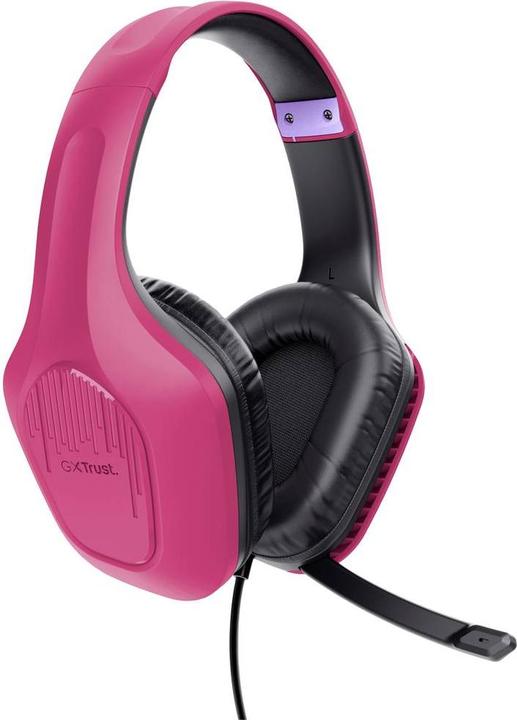 Actual product image Trust GXT415P ZIROX HEADSET - PINK (Cable)