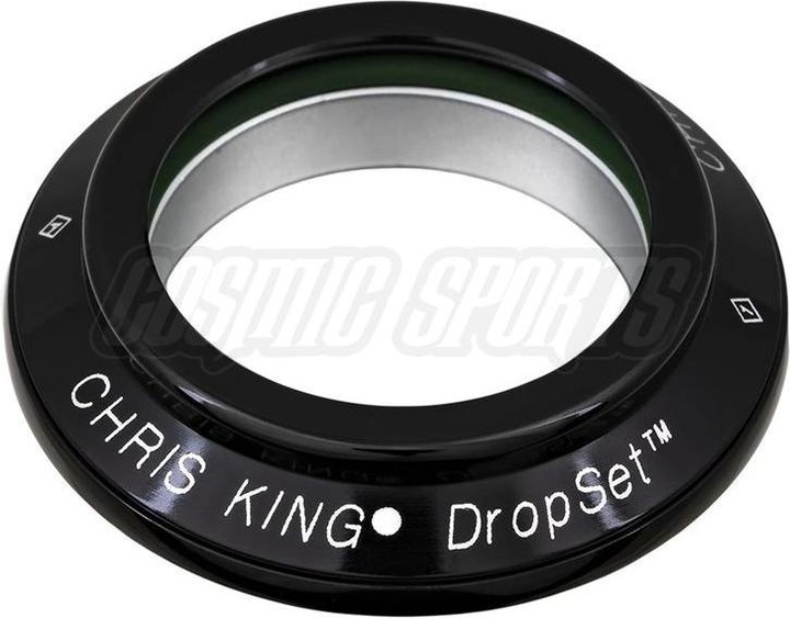Chris King Bearing Cap Dropset 1-4, Griplock, black