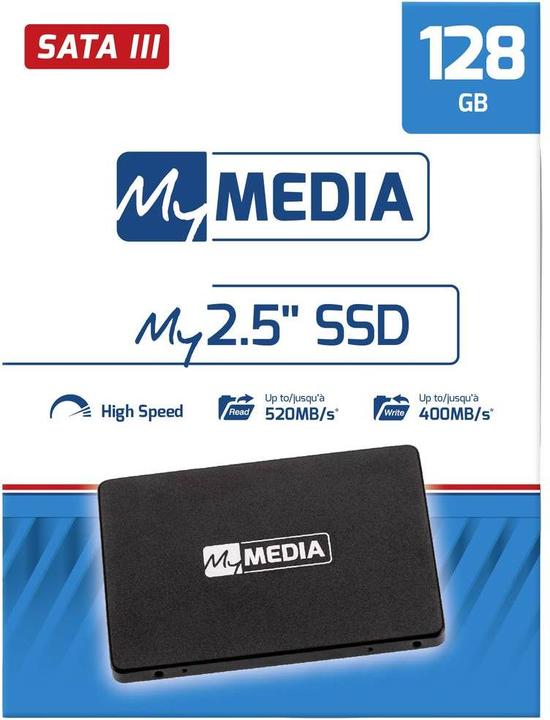 Produktbild MyMedia SSD 128GB, SATA-III, 6.35cm (2.5") (128 GB, 2.5")