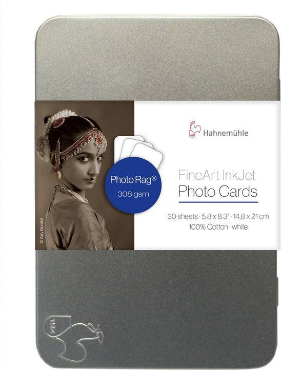 Produktbild Hahnemühle Photo Cards Photo Rag A5 25 Blatt (308 g/m², A5, 30 Stk.)