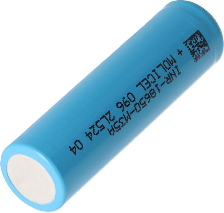 Actual product image Molicel Battery INR18650-M35A 3500mAh 10A unprotected, flat rate (18650, 3500 mAh)