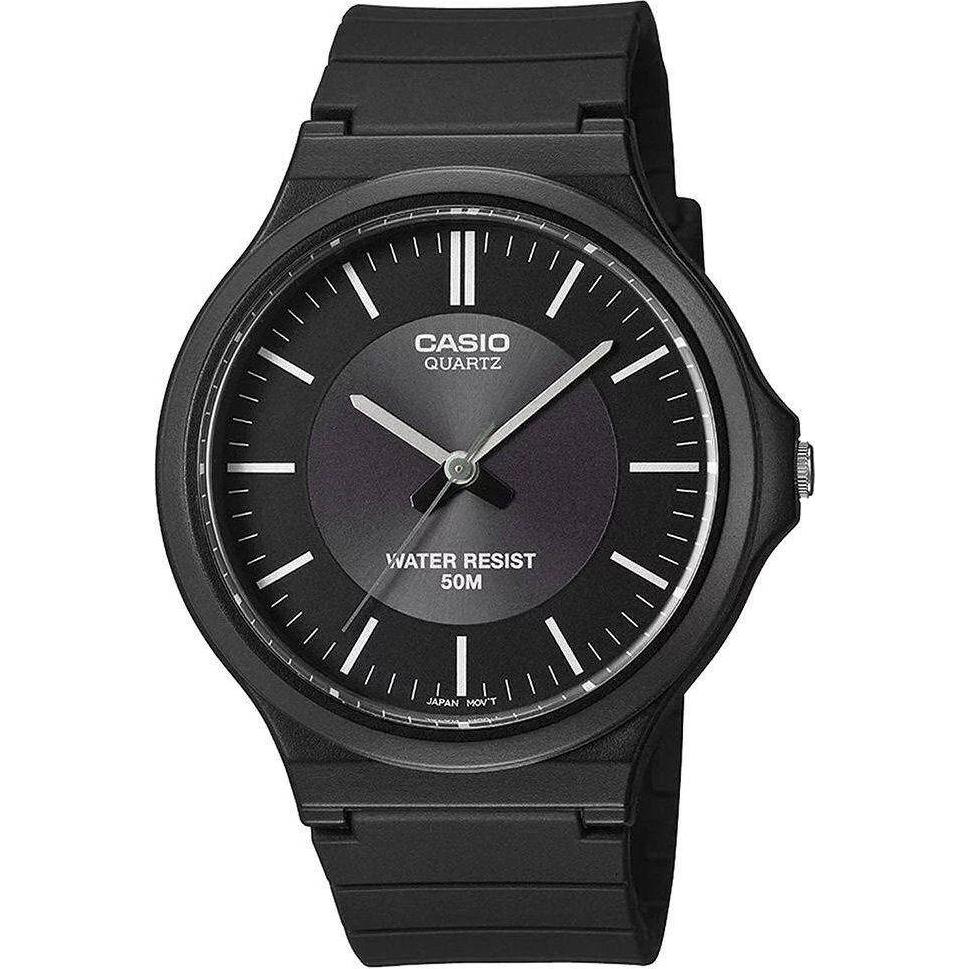 Casio, Armbanduhr, 3731 MW-240 -1E3VEF watch, Schwarz, (Analoguhr, 43.50 mm)