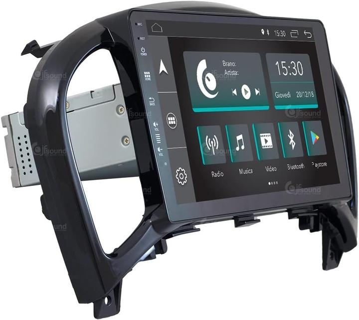 Image du produit JFSound Système d'infotainment Android GPS Bluetooth WiFi DAB USB à écran tactile personnalisé (Voiture Android)