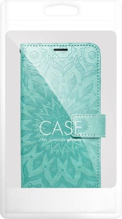 Produktbild Forcell Back panel cover OEM MEZZO Book case for SAMSUNG A13 5G / A04S mandala green (Samsung Galaxy A13 5G, Samsung Galaxy A04S)