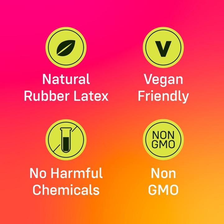 Actual product image One Flavour Waves 12 condoms in 6 flavours, vegan, 53mm (12 pcs.)