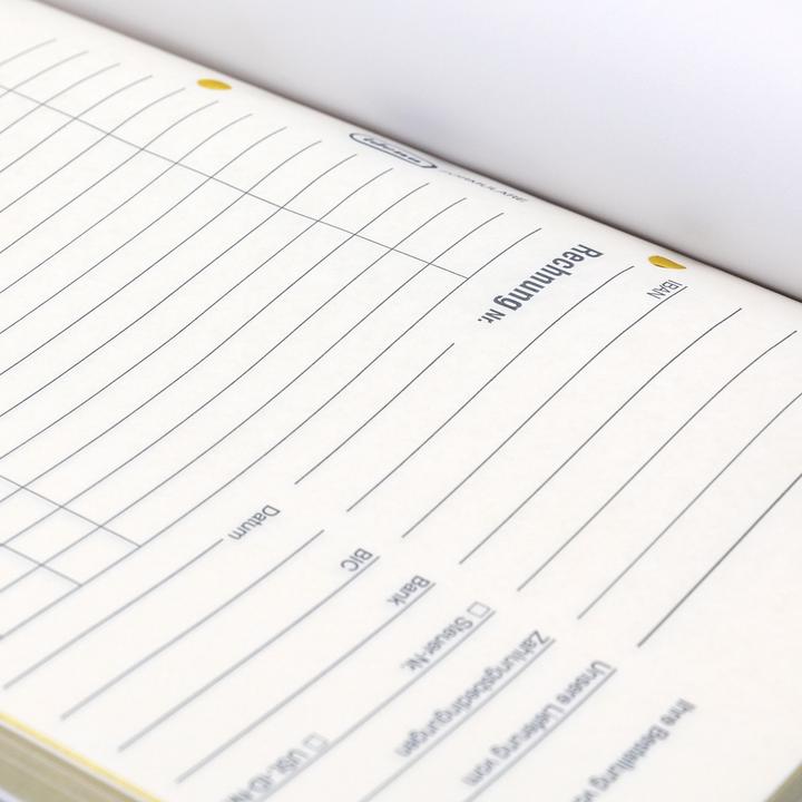 Produktbild Idena Rechnungsbuch A5 2x40 Blatt FSC-Mix (80x)