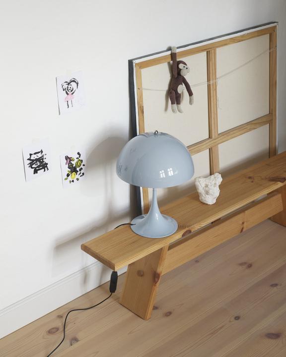 Actual product image Louis Poulsen Panthella 250 table lamp Pale Blue Opal