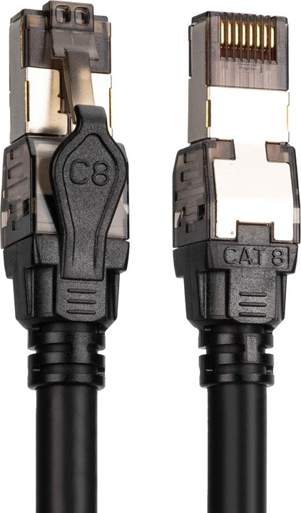 Immagine prodotto Digitus Cavo patch CAT 8.1 S-FTP, Cu, LSZH AWG 24/7, lunghezza 5 m, colore grigio (S/FTP, CAT8.1, 5 m)