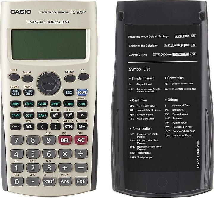 Actual product image Casio Scientific calculator FC-100V