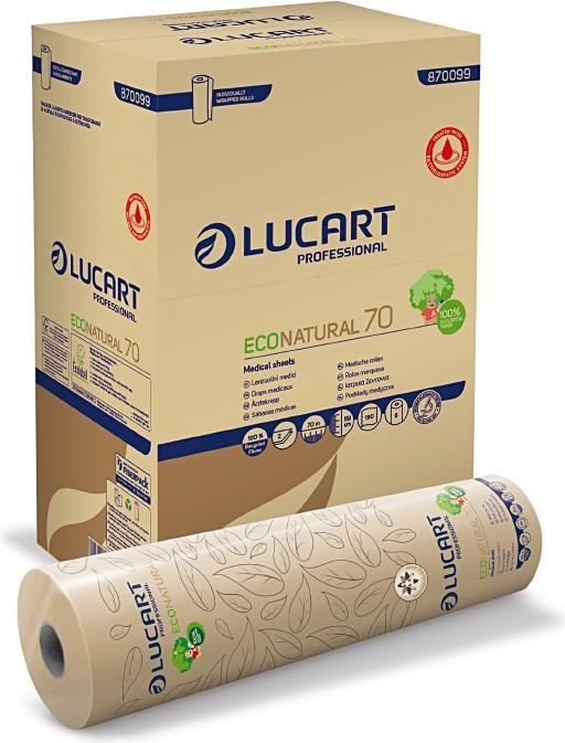Productafbeelding Lucart Medische rollen EcoNatural 2-ply