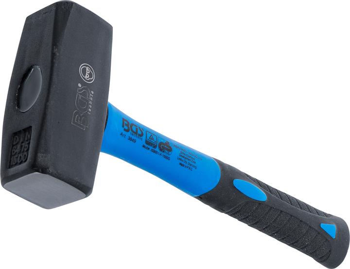 Actual product image BGS Stoning Hammer Fibreglas Shaft DIN 6475 1500 g (1700 g)