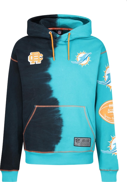 Produktbild Recovered Re:covered Fleece Hoody - INK DYE Miami Dolphins - M (M)