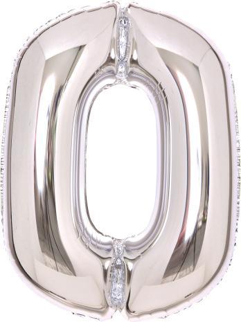 Actual product image Amscan Foil balloon silver, 66cm, number 0 (1 x)