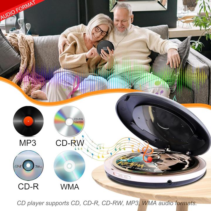 Produktbild Shenzhen Tragbarer CD-Player mit Bluetooth und Lautsprecher