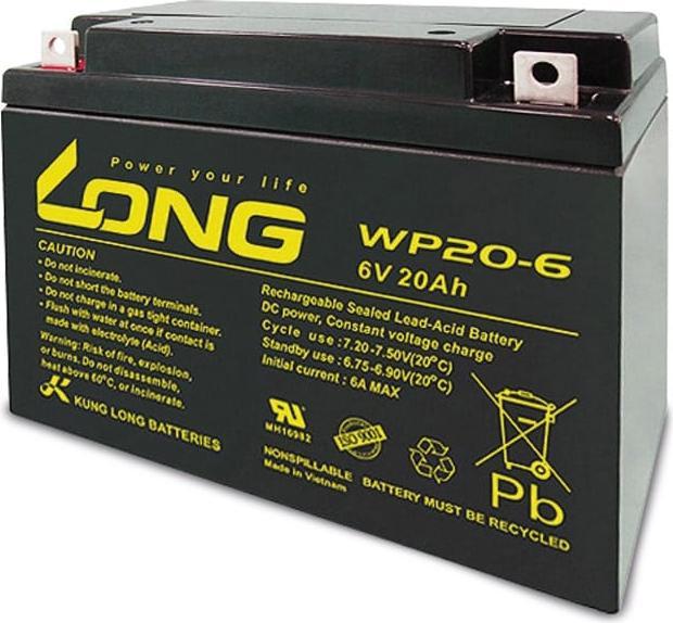 Produktbild Kung Long Bleiakku, 6V-/20Ah WP20-6