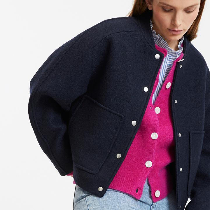 Actual product image La Redoute Collections Kurzes Blouson mit Druckknöpfen (XS)