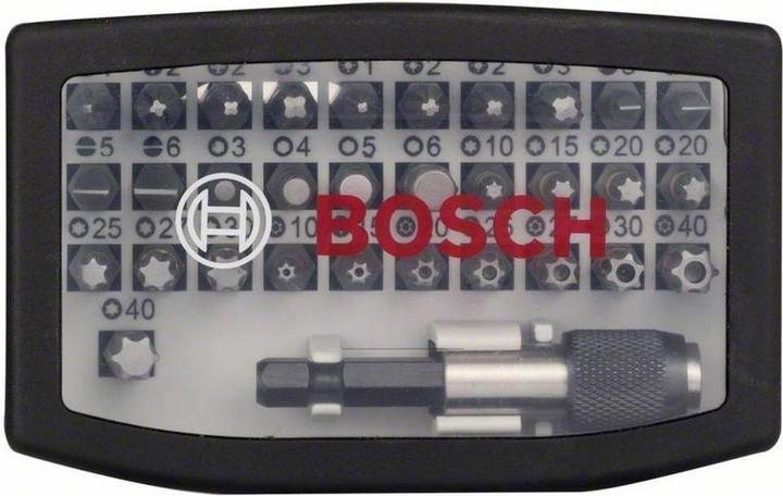 Produktbild Bosch Professional Zubehör Bit-Set (Bit-Halter, Innensechskant, Kreuz Pozidriv PZ, Kreuz Phillips PH)