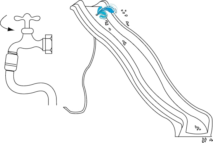 Image du produit Axi Sky - Toboggan avec raccordement à l'eau
