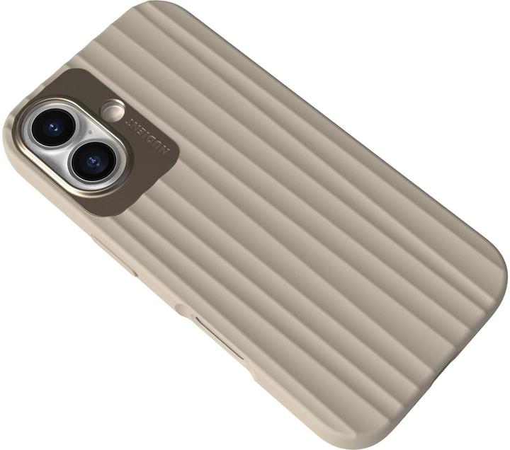 Produktbild Nudient Back Cover Bold MagSafe iPhone 16 Linen Beige (Apple iPhone 16)
