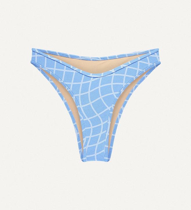 Blue Pool Print Frottee