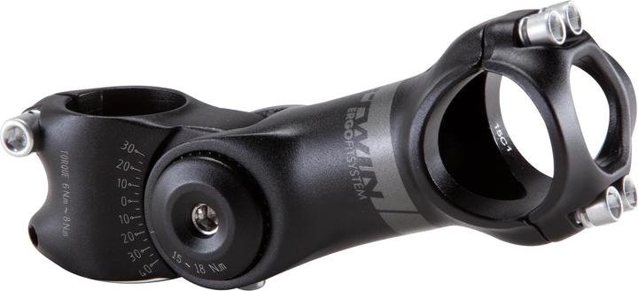 Actual product image Decathlon Stem adjustable 1 1/8" steerer tube Oversize handlebars (31.80 mm)