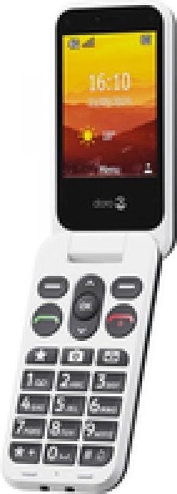 Doro Leva L20, Clamshell, Single SIM, 7,11 cm (2,8"), 2 MP, 1150 mAh, Schwarz, Weiss (2.80", 2 Mpx, 4G)
