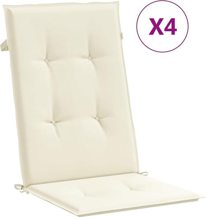 Produktbild vidaXL Gartenstuhlauflage für Hochlehner (120 x 50 cm)