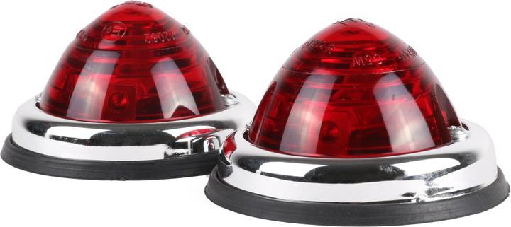 Image du produit Benson Feu latéral chromé rouge 70 mm 2 pièces E9