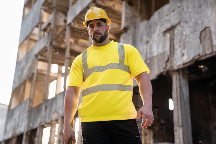 Actual product image Korntex Hi-Vis Broken Reflex T-Shirt (XL)
