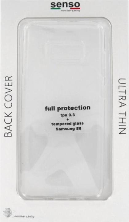 Actual product image Senso Back Cover+tempered glass for Samsung S8 (Samsung Galaxy S8)