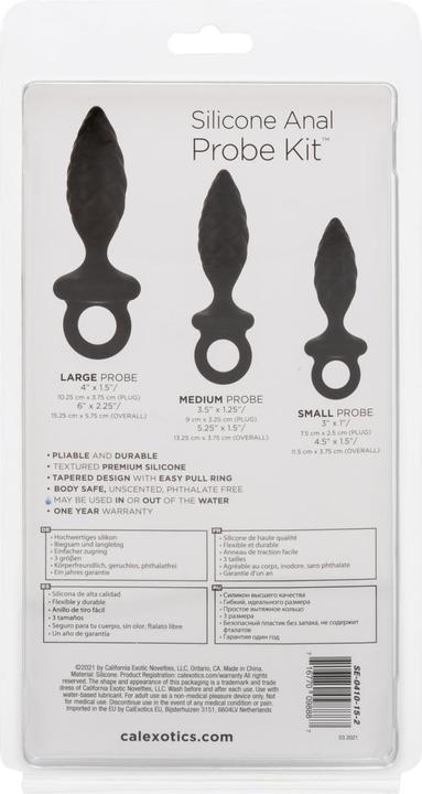Image du produit CalExotics Kit de prélèvement anal en silicone
