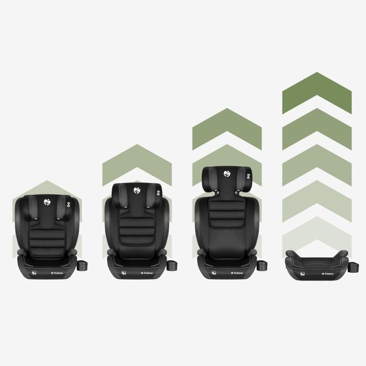 Productafbeelding Tulano Joy 25 Autositz Schwarz-Grau (Kinderzitje)