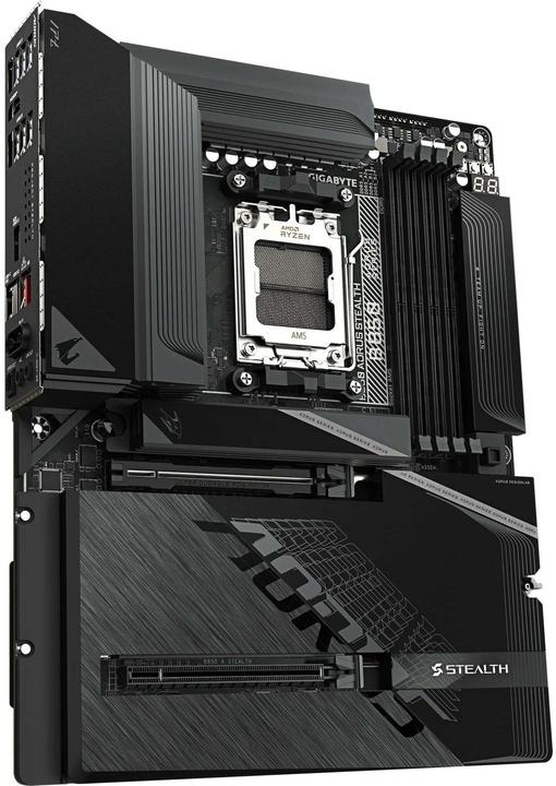 Productafbeelding Gigabyte MB Gbt Amd Am5 B850 Aorus Stealth (AM5, AMD B850, ATX)