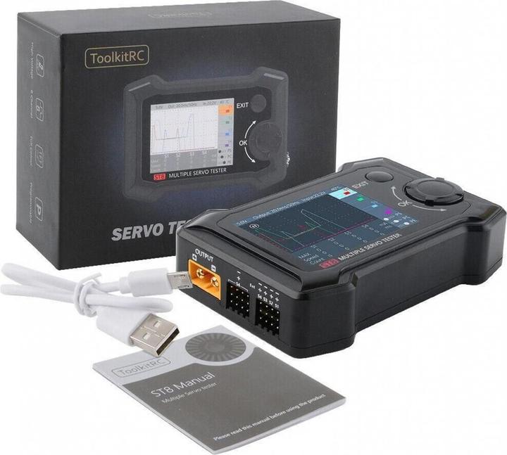 Actual product image Toolkitrc Servo tester ST8 Advanced