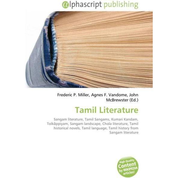 Tamil Literature, Fachbücher von Agnes F. Vandome, Frederic P. Miller, John McBrewster