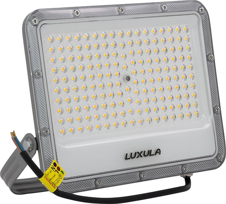 Luxula LED-Fluter, EEK: E, 100W, 12000lm, 4000K, IP65, grau (12000 lm, IP65)