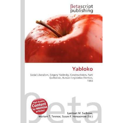 Yabloko, Fachbücher von Lambert M. Surhone, Miriam T. Timpledon, Susan F. Marseken