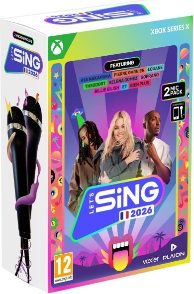 Actual product image Plaion Let's Sing 2026 French Version (+ 2 Mics) (Xbox Series X, FR)