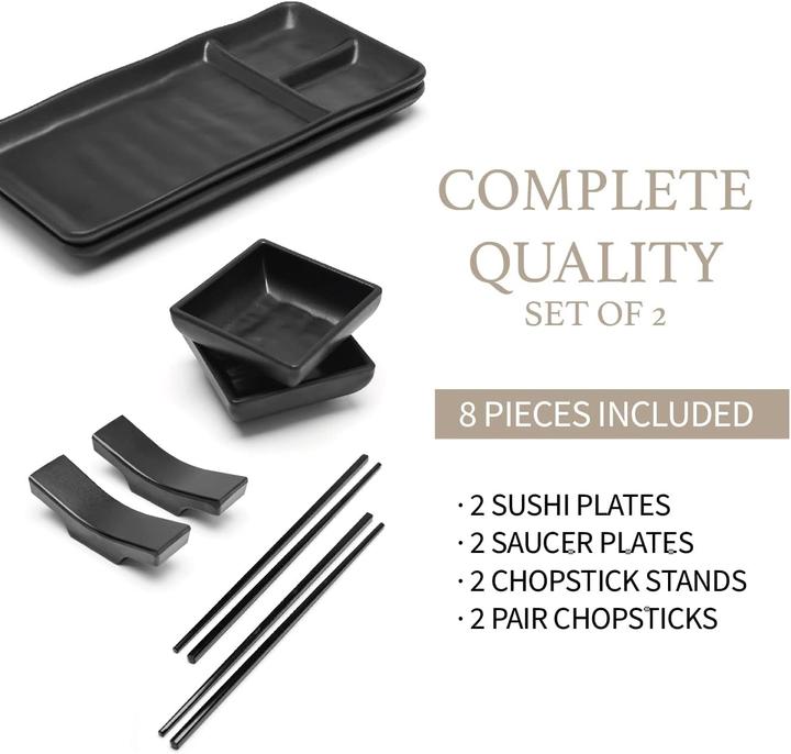 Actual product image Goliber Sushi crockery (8 pcs.)