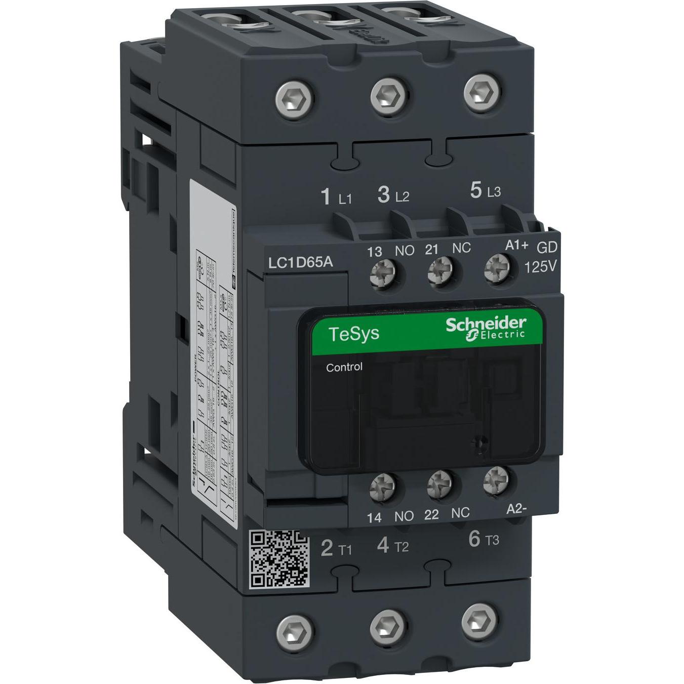 Schneider Electric Schütz TeSys LC1D, 3p, AC-3 440V AC LC1D65AGD, Relais