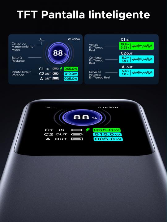 Produktbild Ugreen Nexode (20000 mAh, 130 W, 72 Wh)