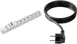 Produktbild Bachmann Verlängerungsschnur (Rack (6 x, CEE 7/3, 2 m)