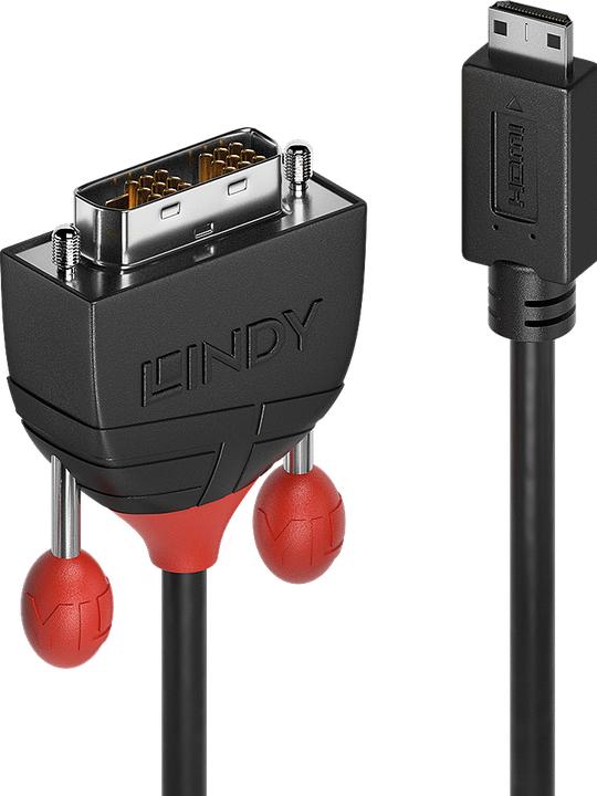 Image du produit Lindy mini HDMI (Typ C) — DVI (1 m, HDMI, DVI)