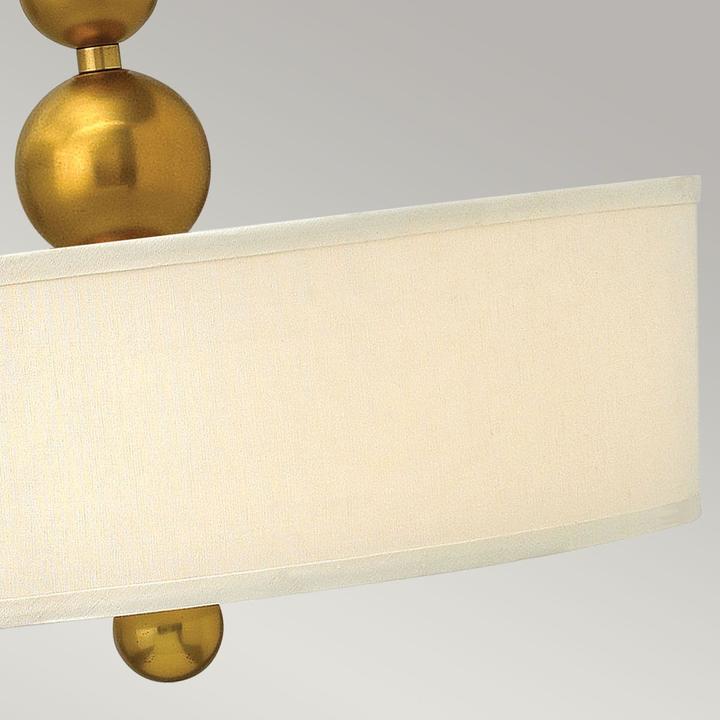 Actual product image Elstead Lighting Zelda pendant light E27 triple vintage brass (E27)