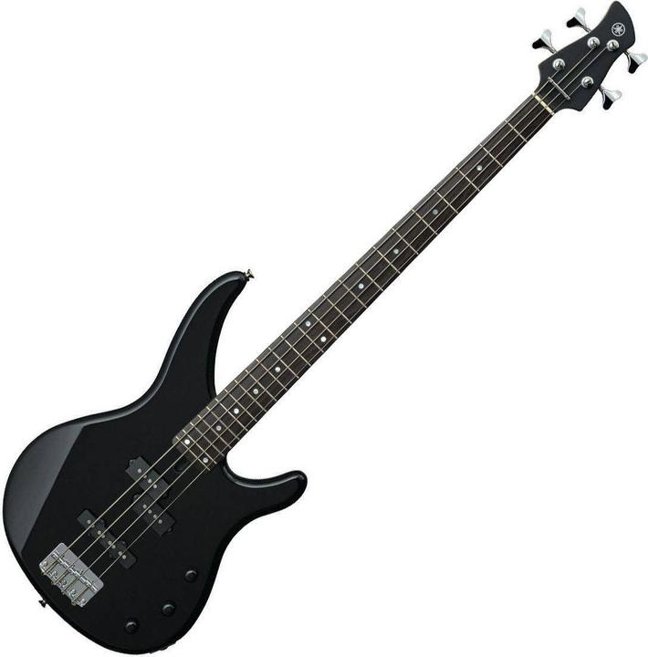 Actual product image Yamaha TRBX174 BL Black 4-String Electric Bass Guitar (Electric bass, Body: mahogany/exotic wood (laminated), Fingerboard: Rosewood, Neck: Maple)