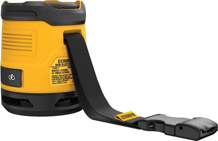 Image du produit DeWalt Haut-parleur portable de chantier 5W, Bluetooth (DCR009-XJ) IP67 (16 h, Fonctionnement sur piles)