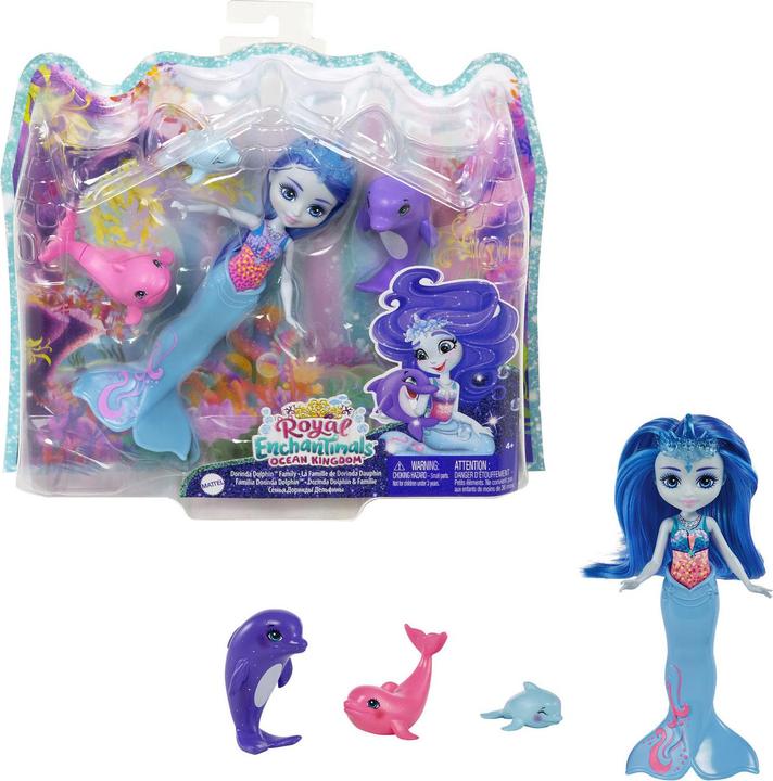 Produktbild Enchantimals Royal Pop Delfinfamilie