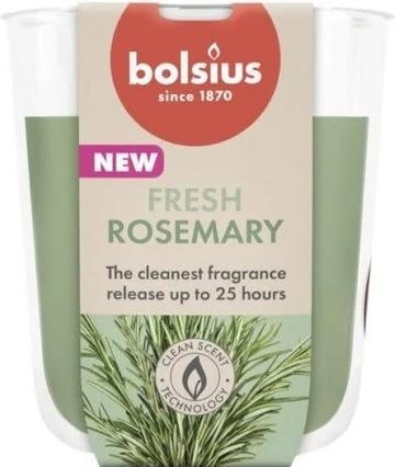Produktbild Bolsius Parfümglas 80/73 Wahre Düfte Rosmarin